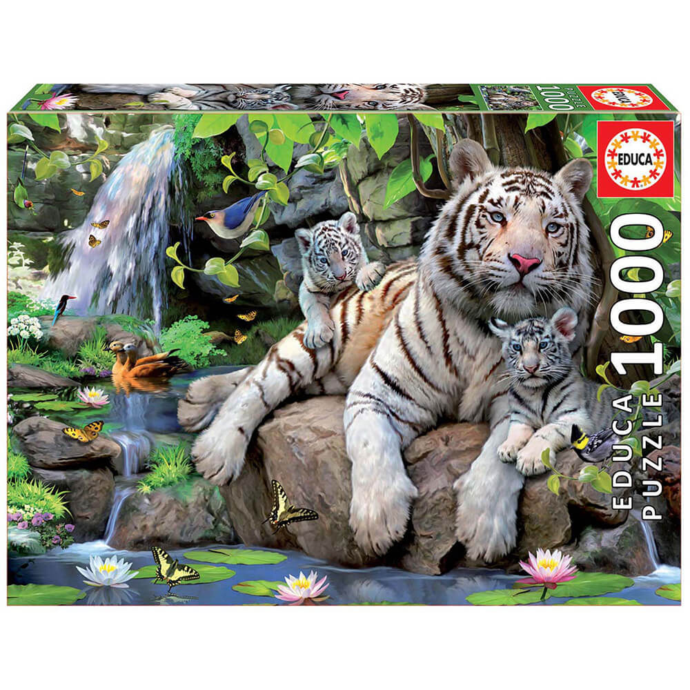 Bengalische weiße Tiger