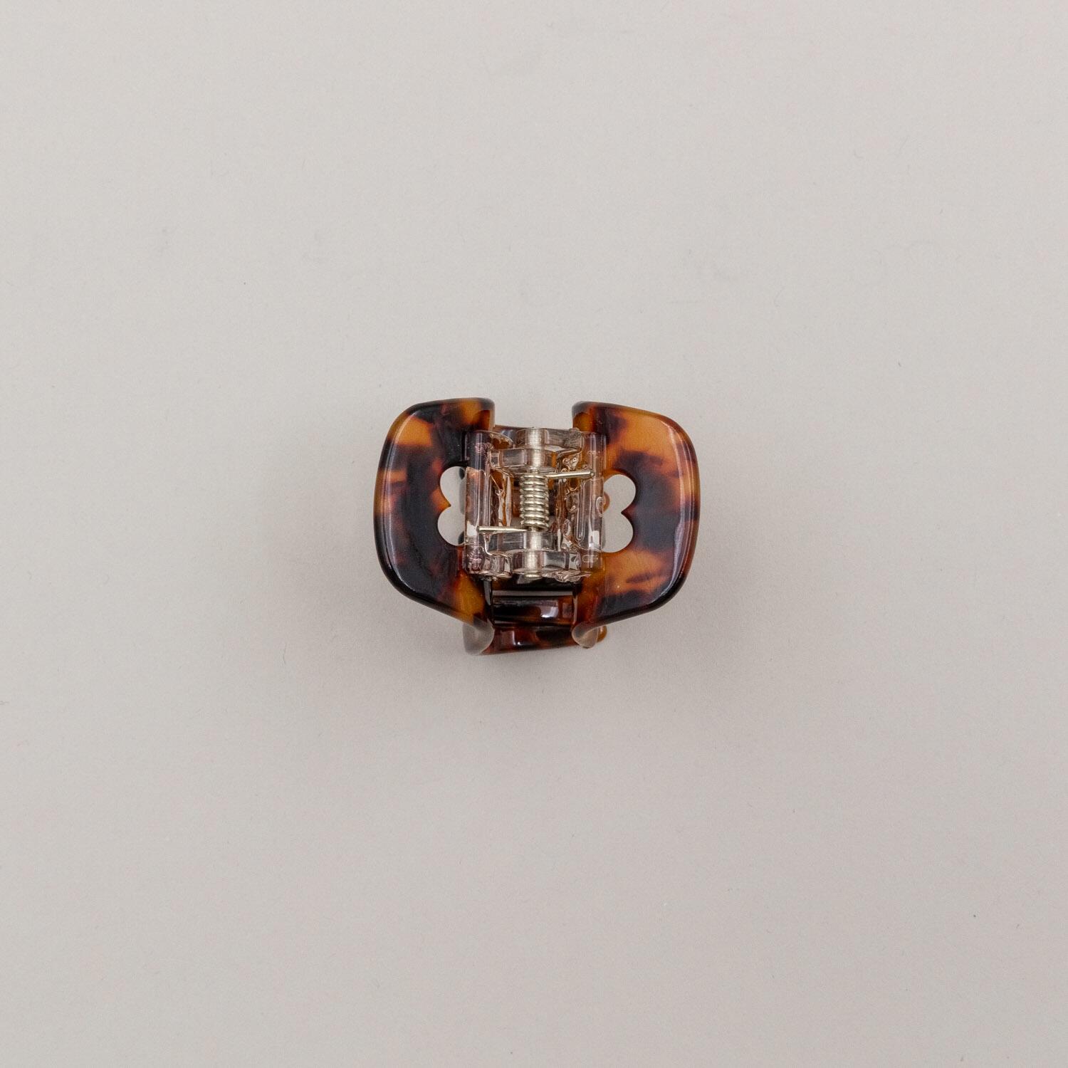 Haarspange "Herz" - klein (Amber)