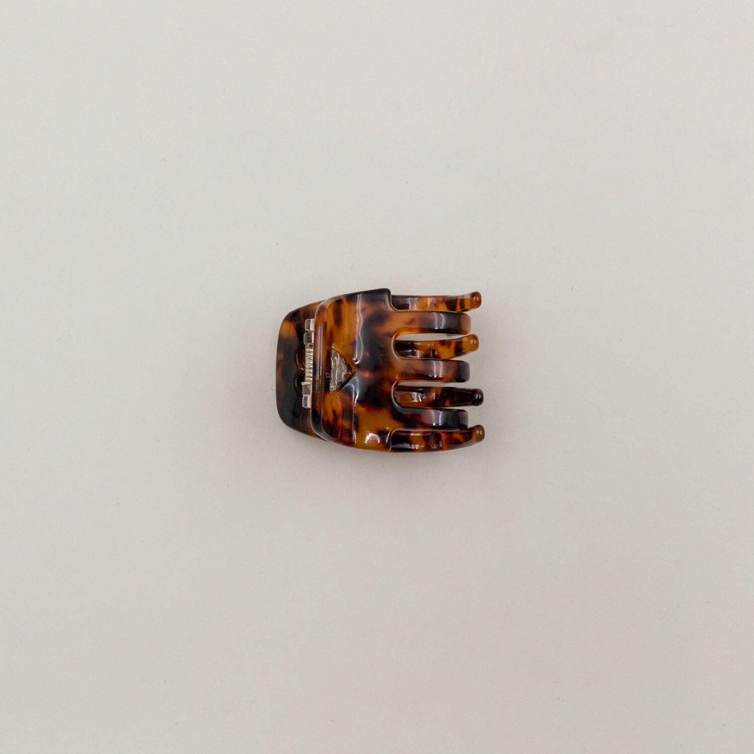 Haarspange "Herz" - klein (Amber)