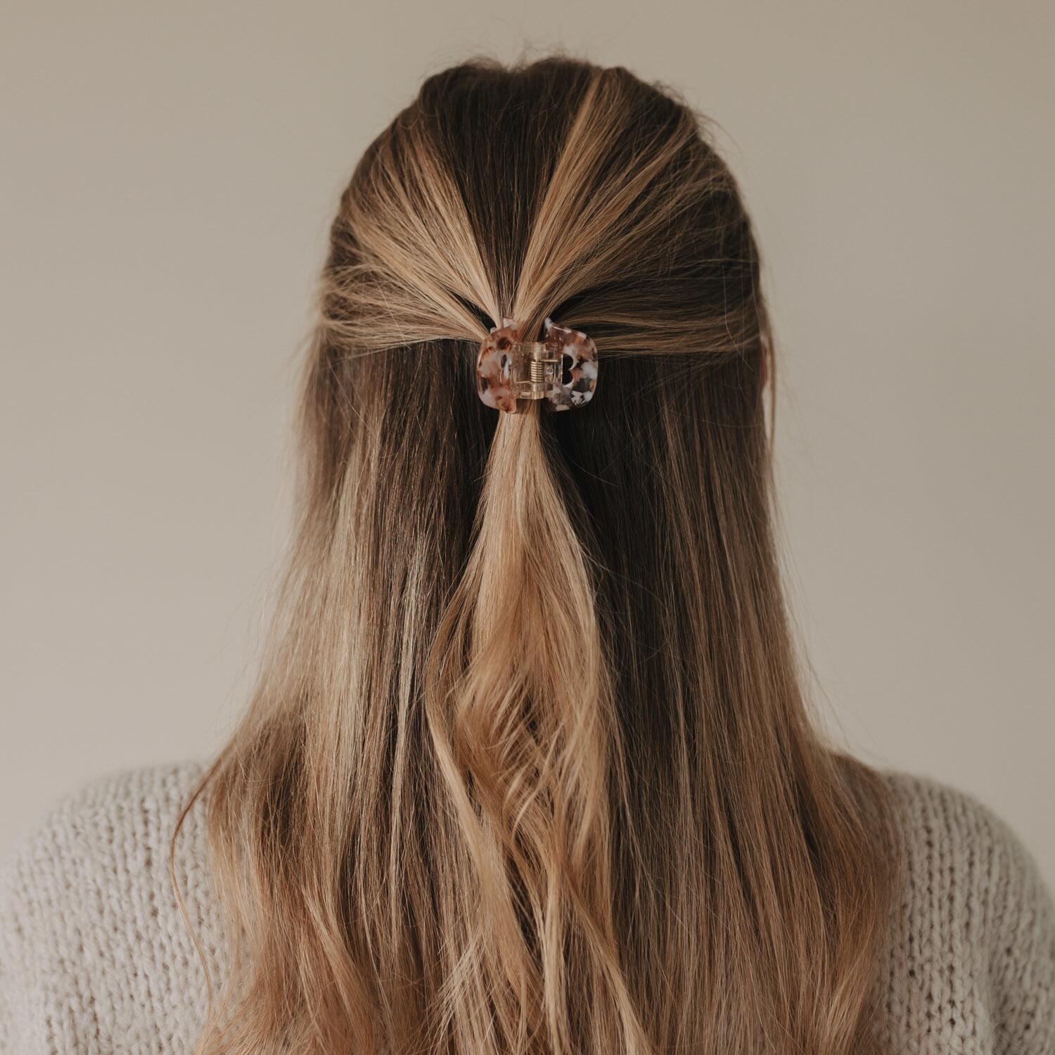 Haarspange "Herz" - klein (Almond)