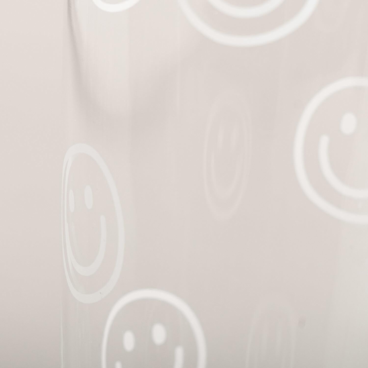 Trinkglas "Smileys" - 500 ml (Weiß) Eulenschnitt
