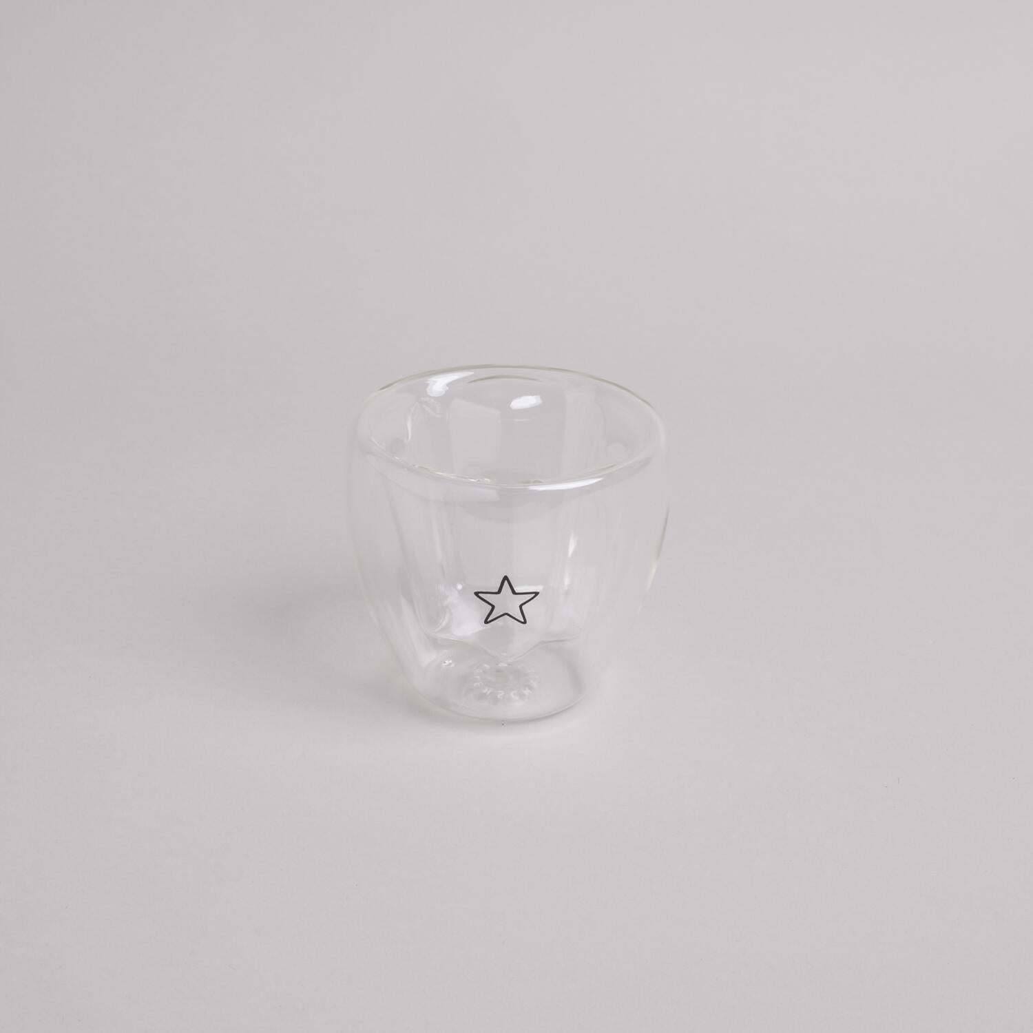 Doppelwandiges Sternglas "Stern" - 100 ml (Transparent)