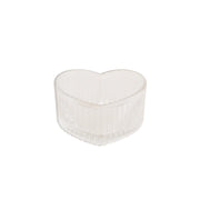 Schale "Herz" - 9,1x9,1x4,5 cm (Transparent)