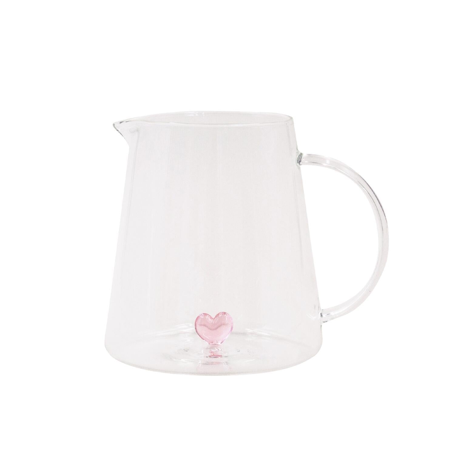 Karaffe "Herzfigur" (Rosa)