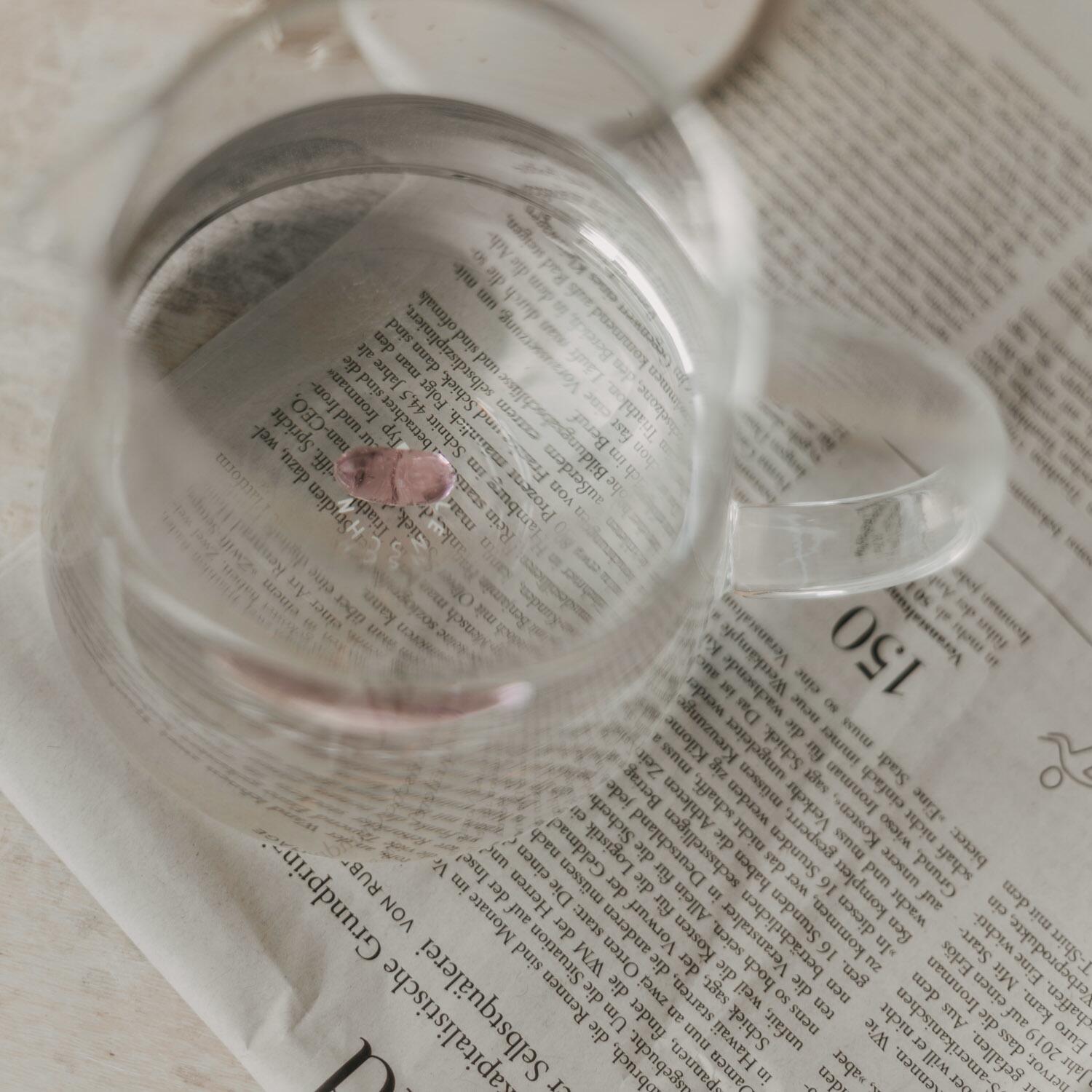 Karaffe "Herzfigur" (Rosa)