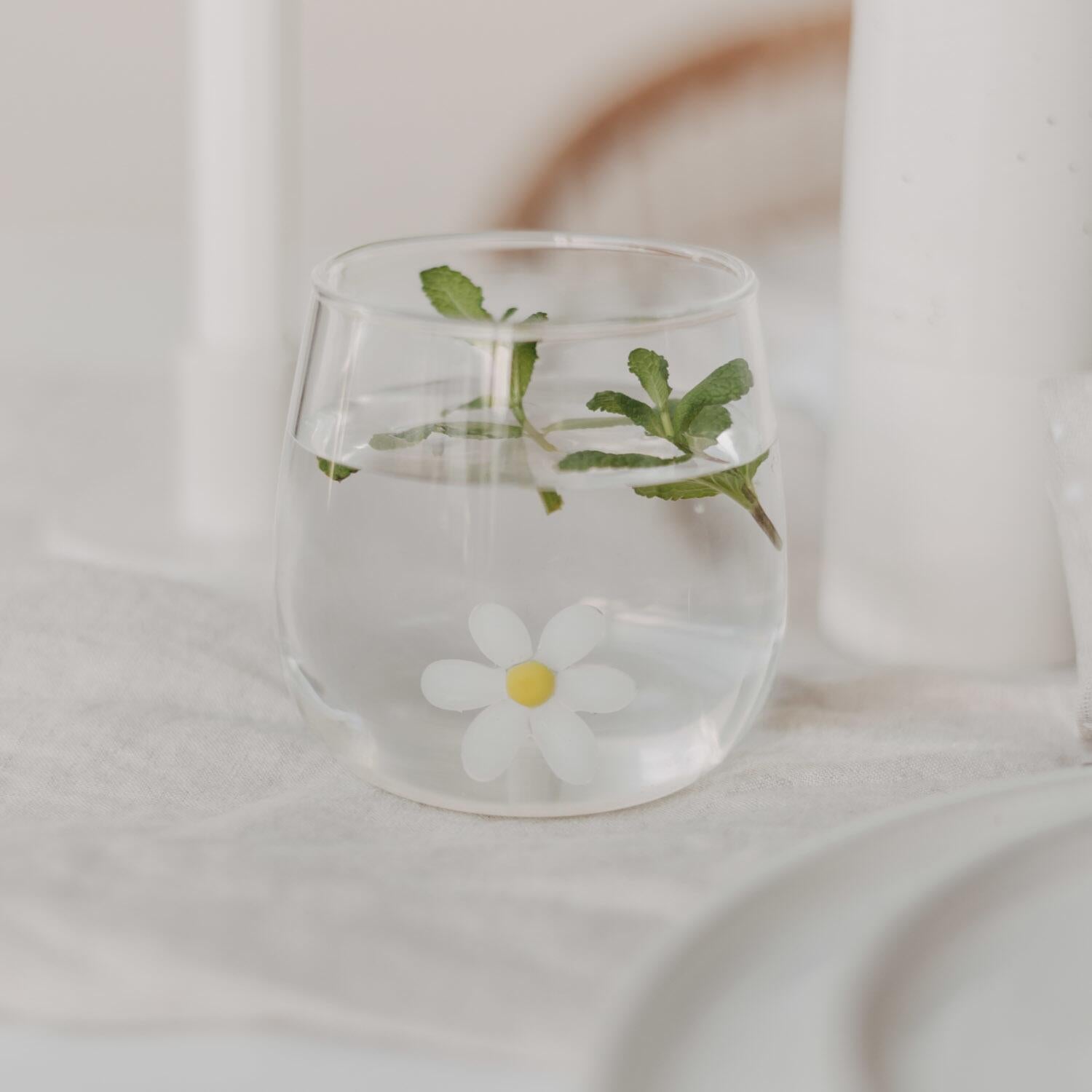 Trinkglas "Daisyfigur" (Transparent)