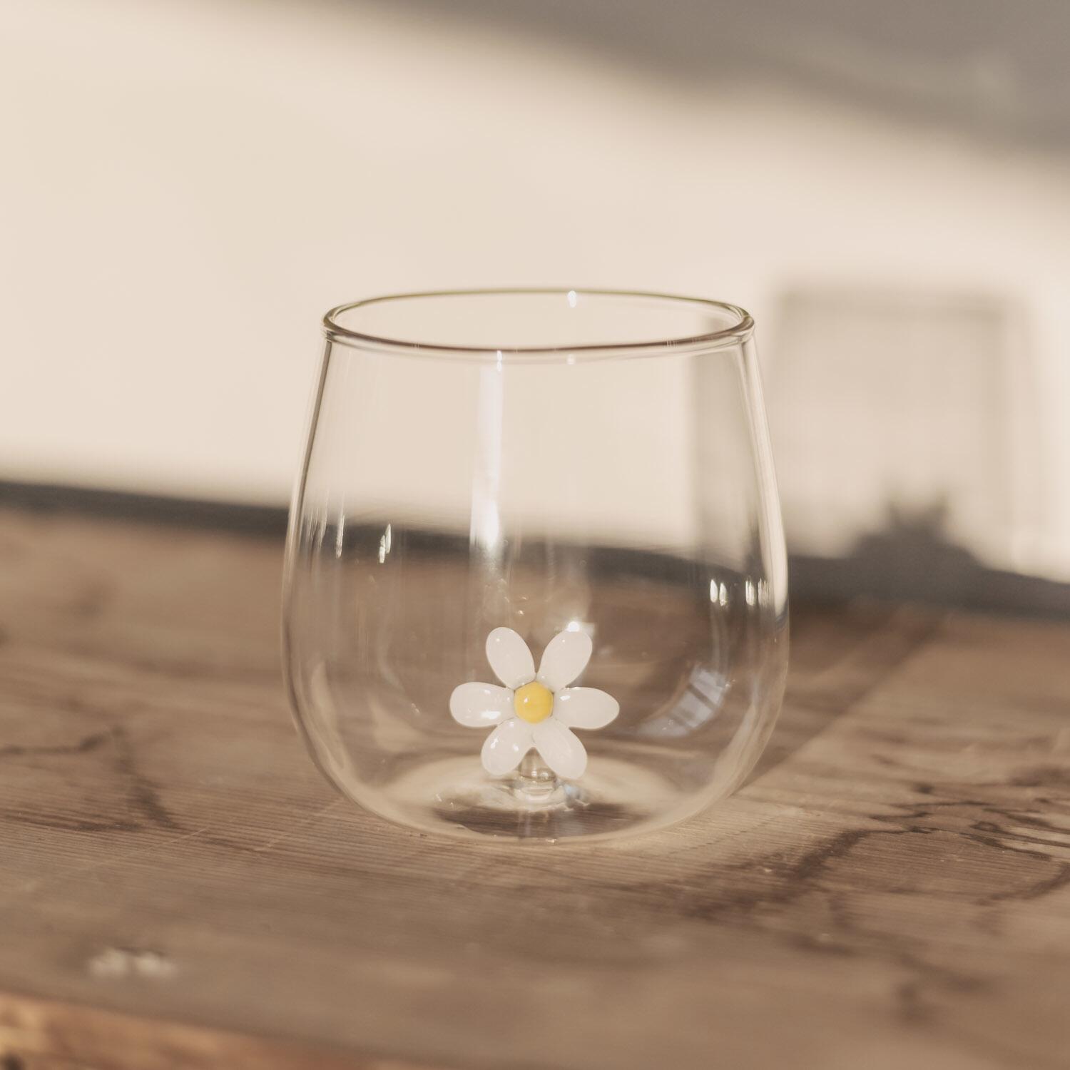 Trinkglas "Daisyfigur" (Transparent)