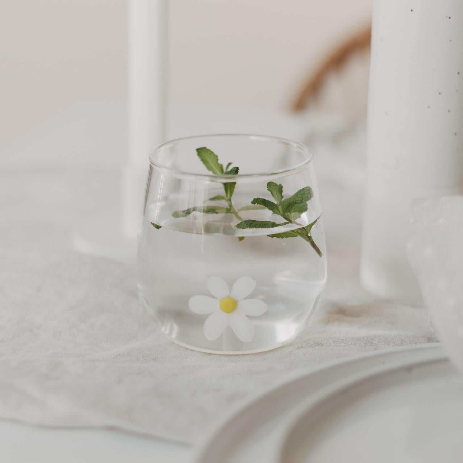 Trinkglas "Daisyfigur" (Transparent)