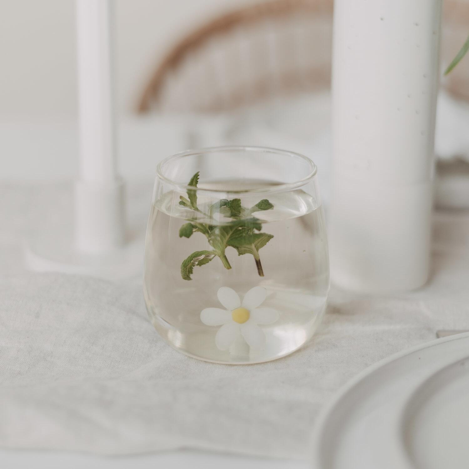Trinkglas "Daisyfigur" (Transparent)