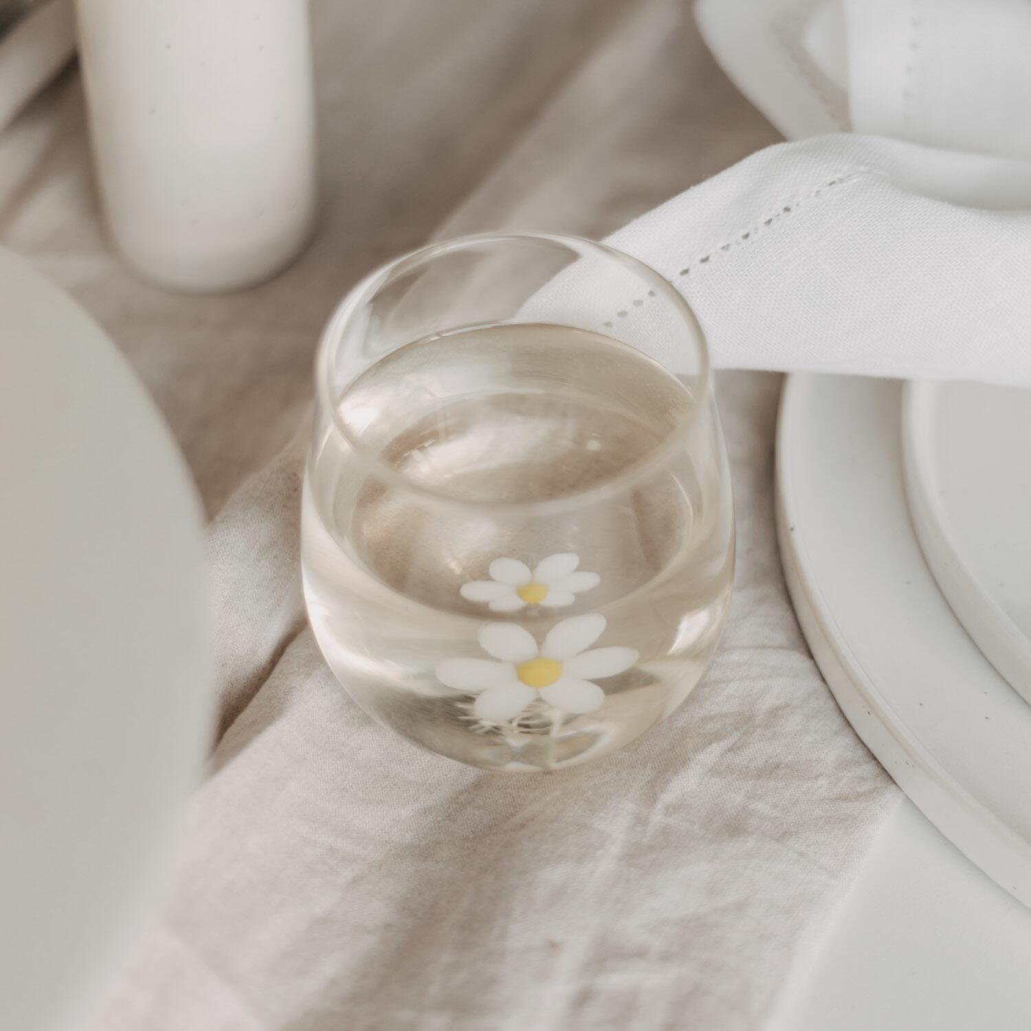 Trinkglas "Daisyfigur" (Transparent)