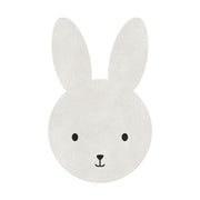Kinderteppich waschbar "Hase" - 67x105 cm (Creme)