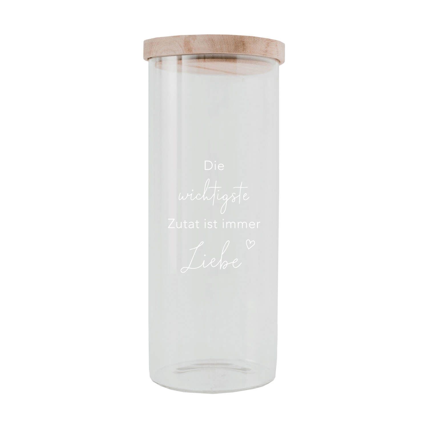Vorratsglas "Liebe" - 25x11 cm (Transparent)