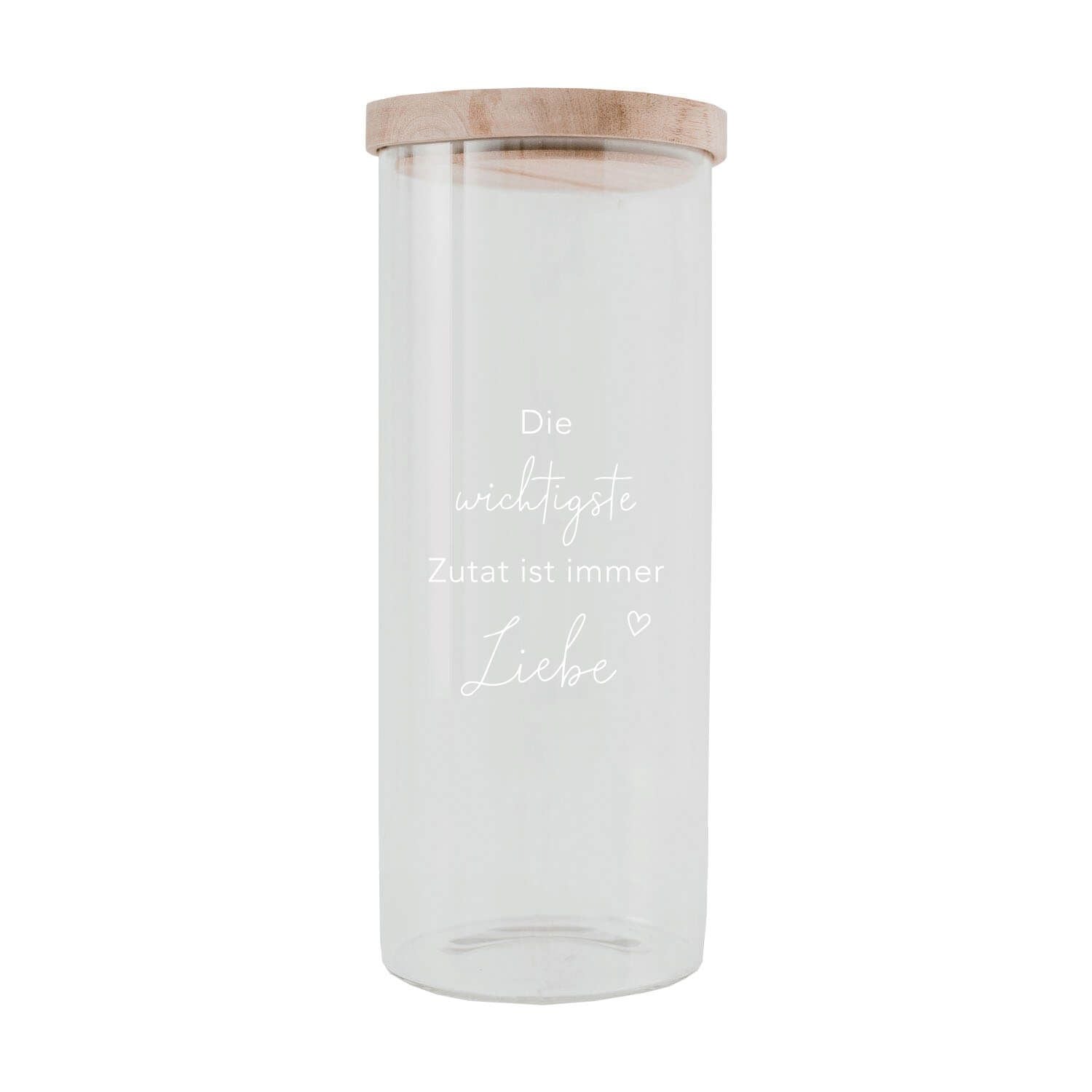 Vorratsglas "Liebe" - 25x11 cm (Transparent)