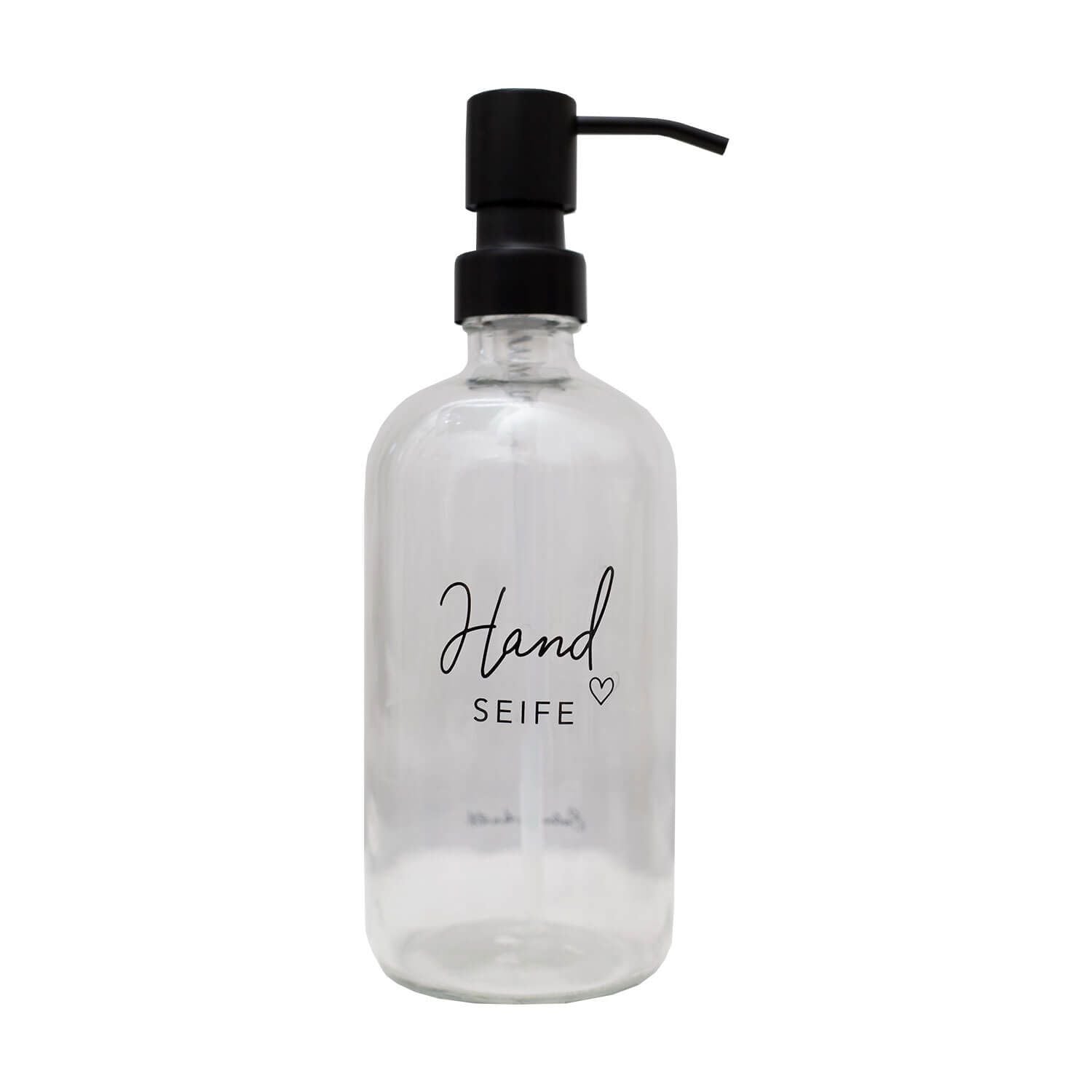 Seifenspender aus Glas - 500 ml (Transparent)