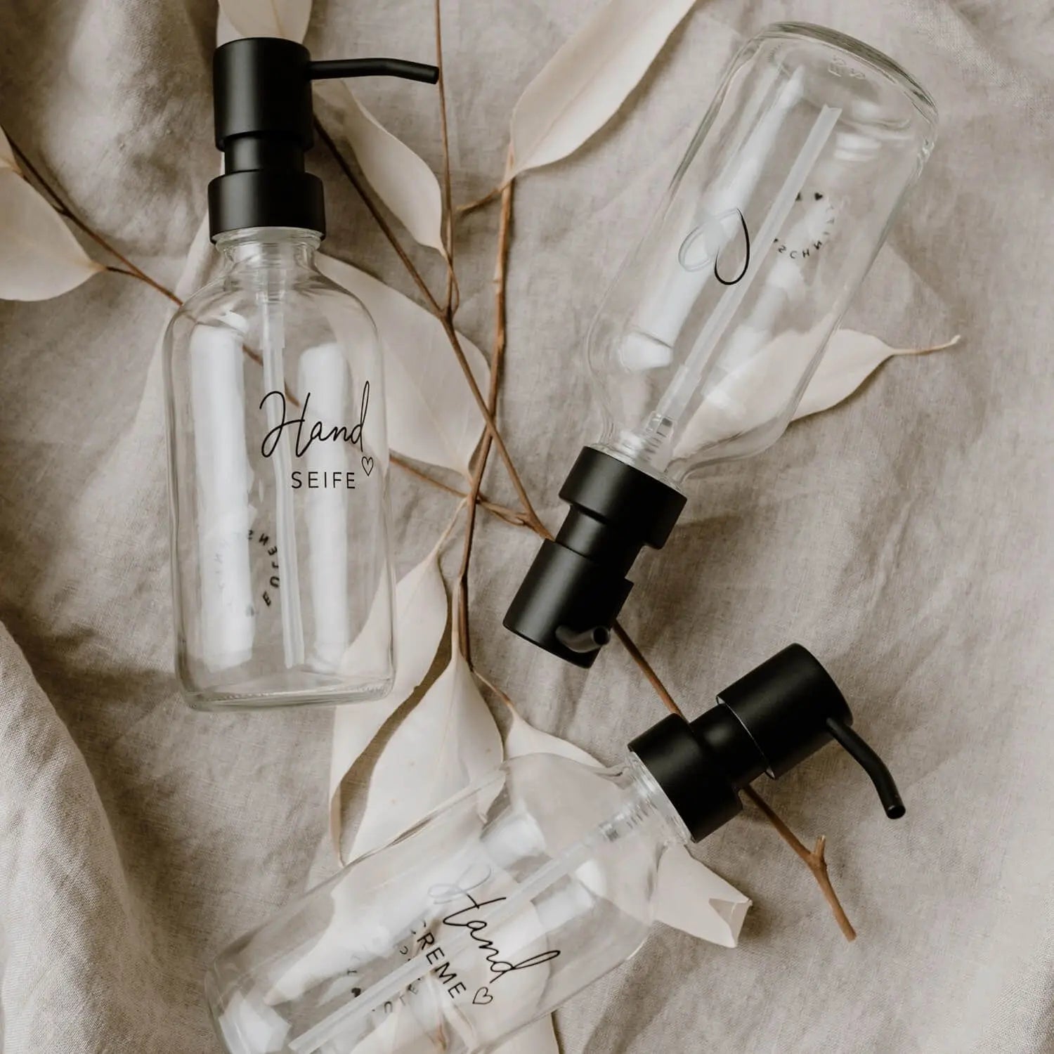 Seifenspender "Handcreme" - 250 ml (Transparent) Eulenschnitt