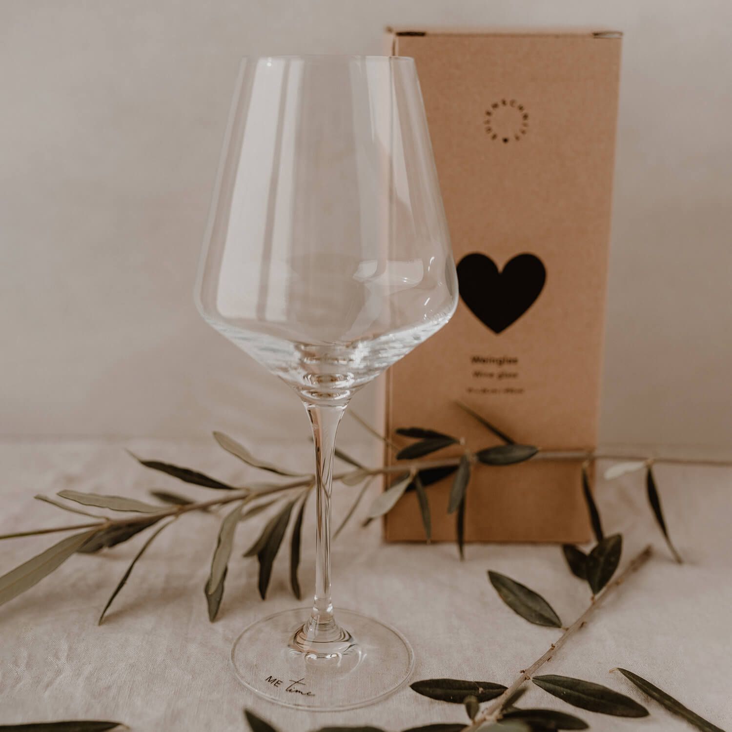 Weinglas "Me time" - 490 ml (Transparent)