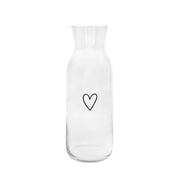 Karaffe "Herz" - 1,2 l (Transparent)