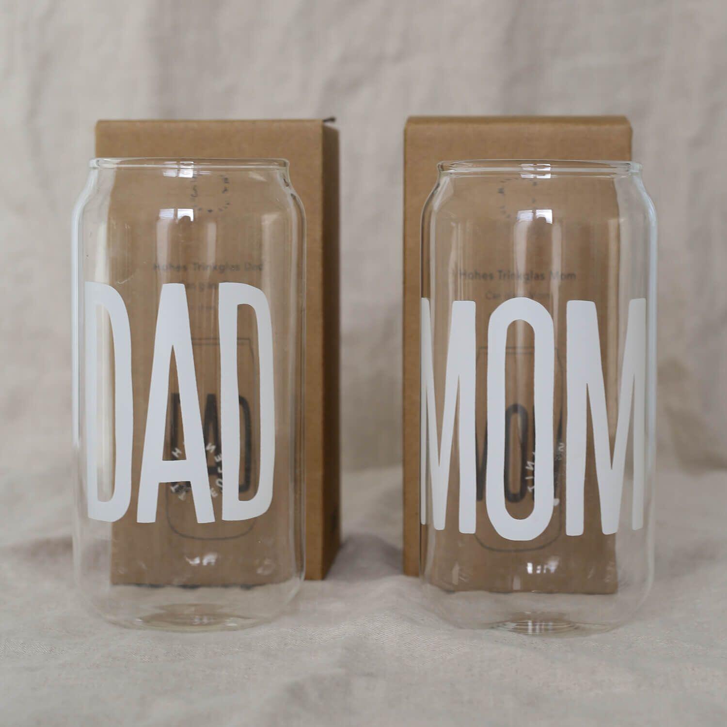 Trinkglas hoch "Dad"