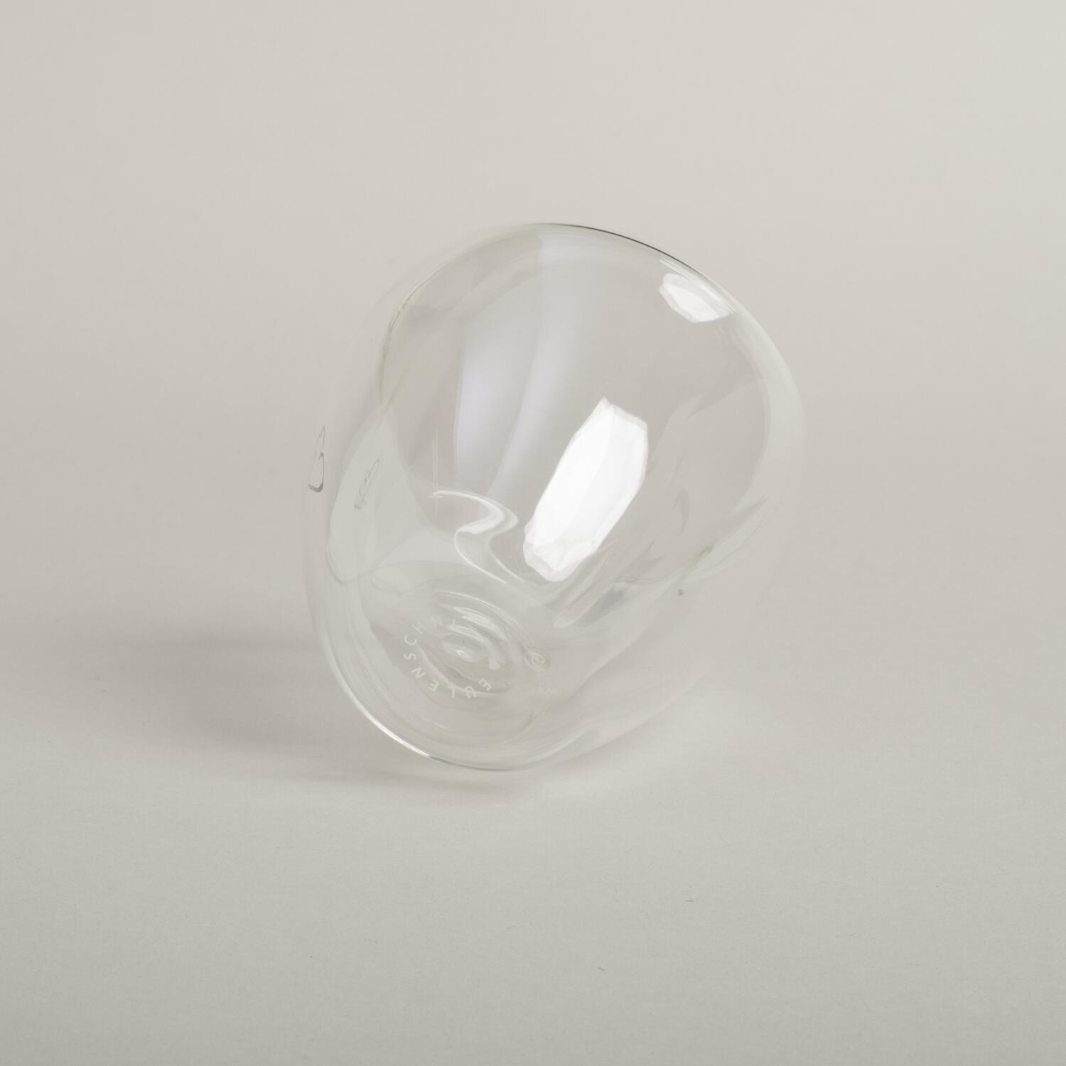 Doppelwandiges Glas "Herz" - 200 ml (Transparent)