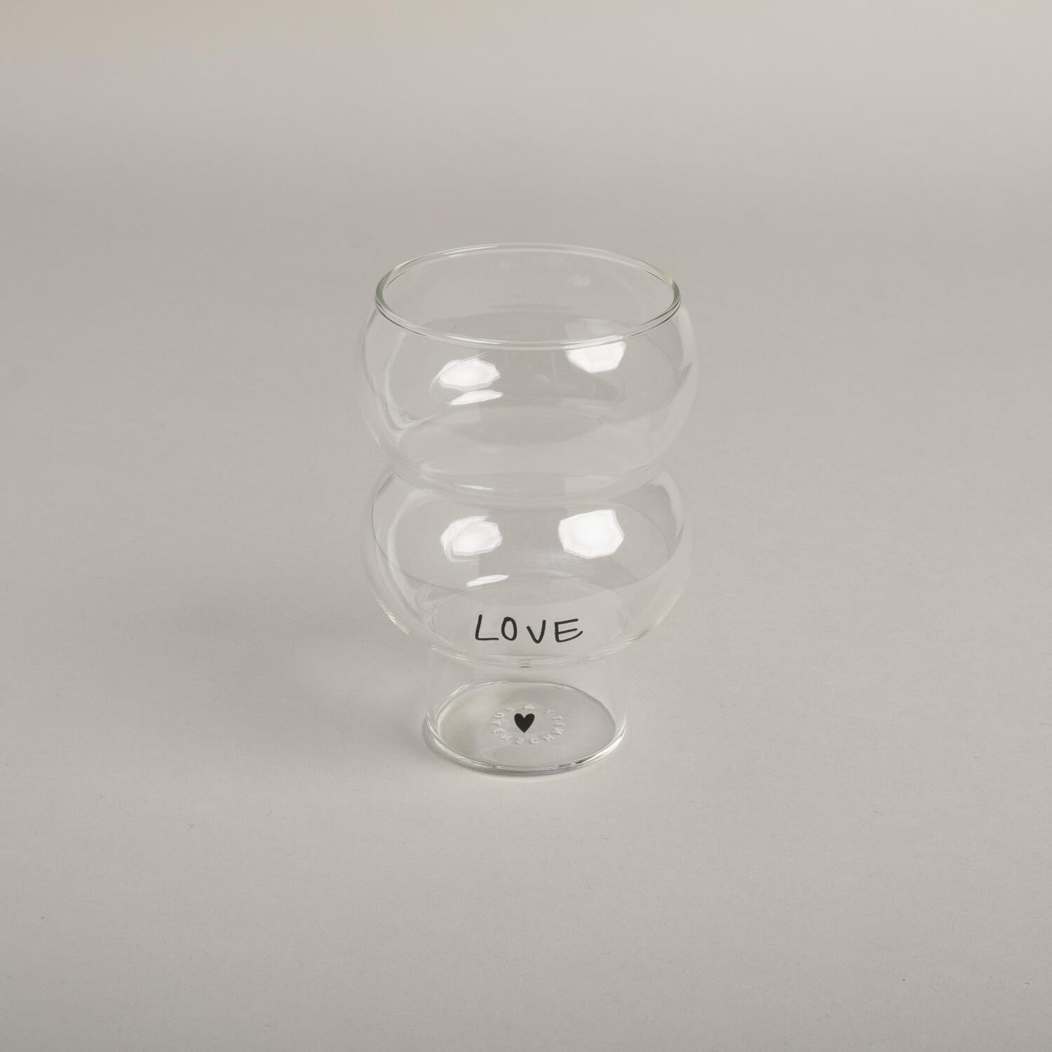 Tringlas "Double Bubble Love" (Transparent/Schwarz)