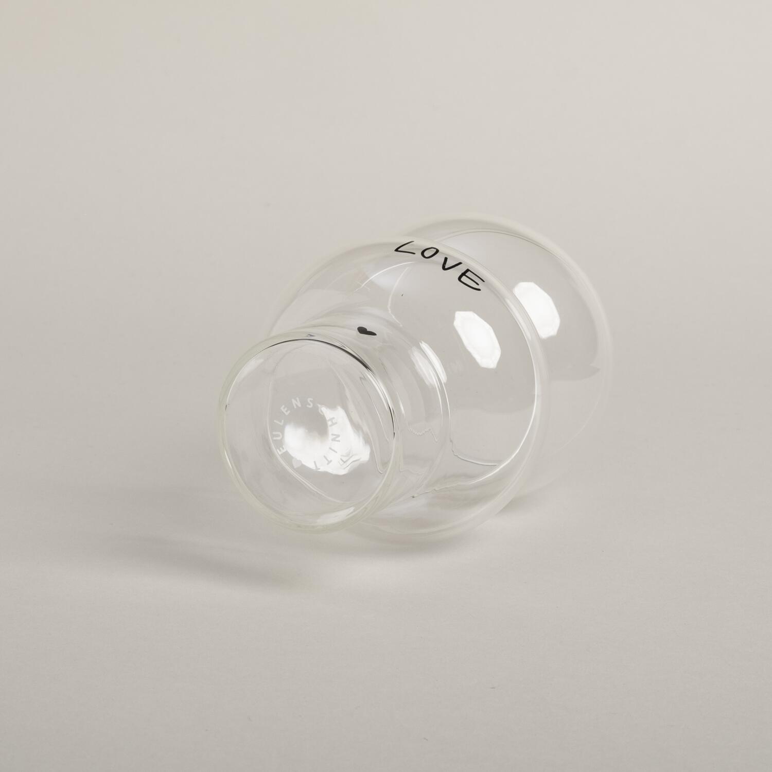 Tringlas "Double Bubble Love" (Transparent/Schwarz)