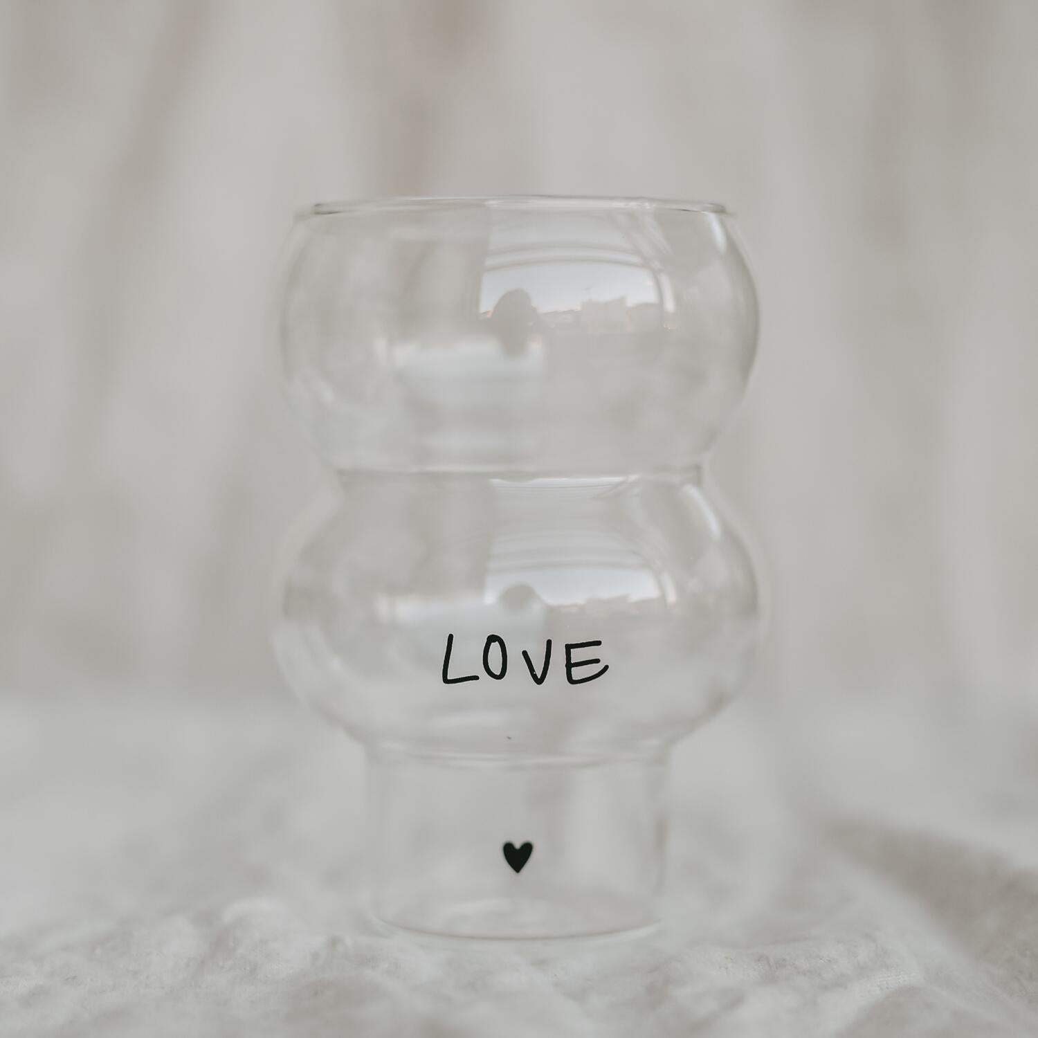Tringlas "Double Bubble Love" (Transparent/Schwarz)