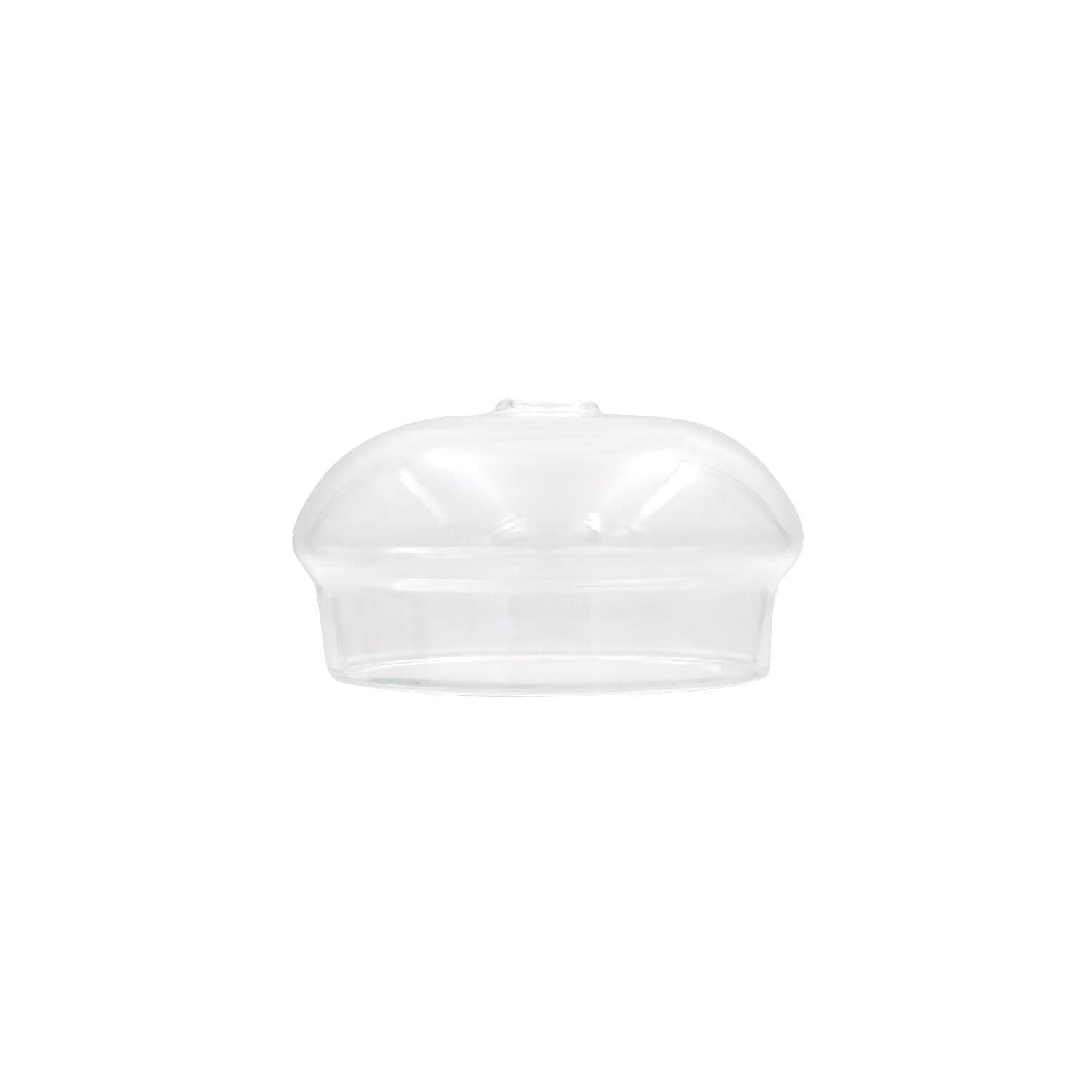 Glasdeckel für Trinkglas (Transparent) Eulenschnitt