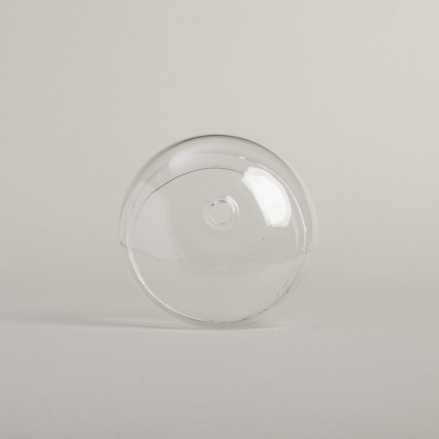 Glasdeckel für Trinkglas (Transparent) Eulenschnitt