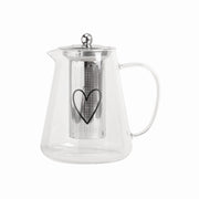 Teekanne "Herz" - 1250 ml (Transparent)