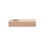Eierbecher "Herz" - 15x5,5x3 cm (Natur)