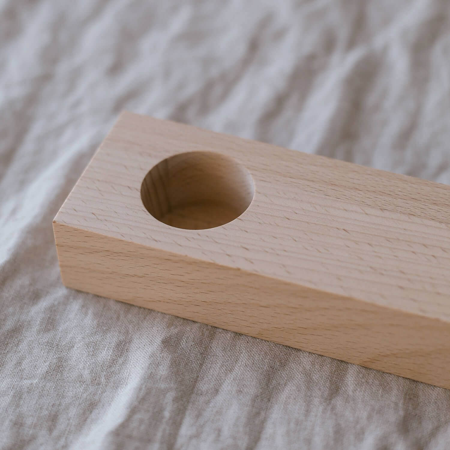 Eierbecher "Herz" - 15x5,5x3 cm (Natur)