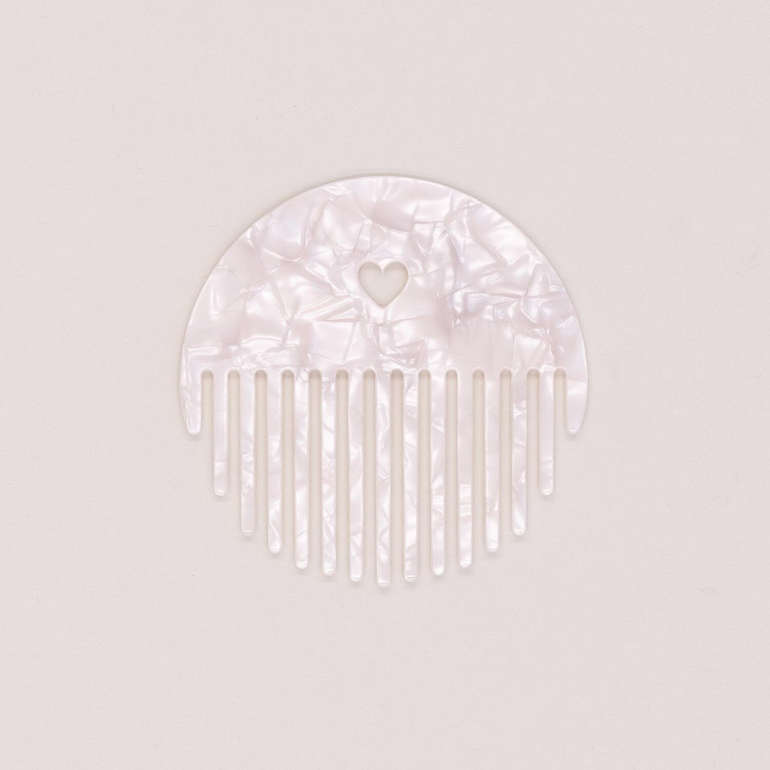 Kamm "Herz" (Pearl)