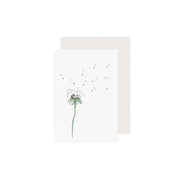 Klappkarte "Pusteblume" (Bunt)