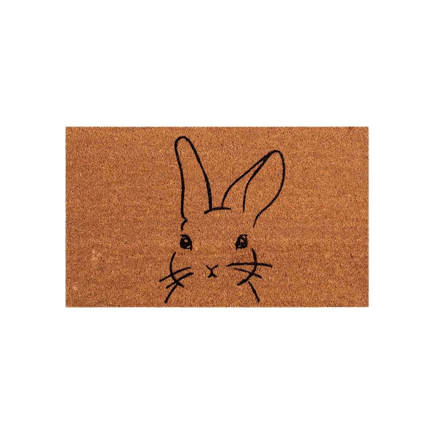 Fußmatte "Hase" - 75x45 cm (Natur)
