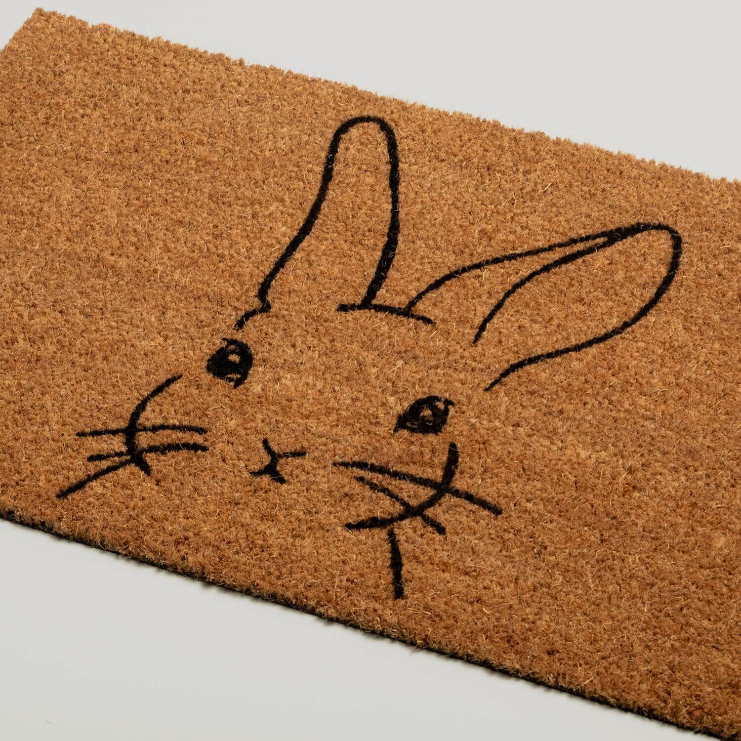Fußmatte "Hase" - 75x45 cm (Natur)