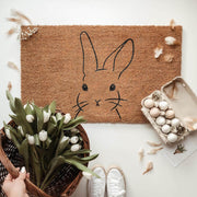 Fußmatte "Hase" - 75x45 cm (Natur)