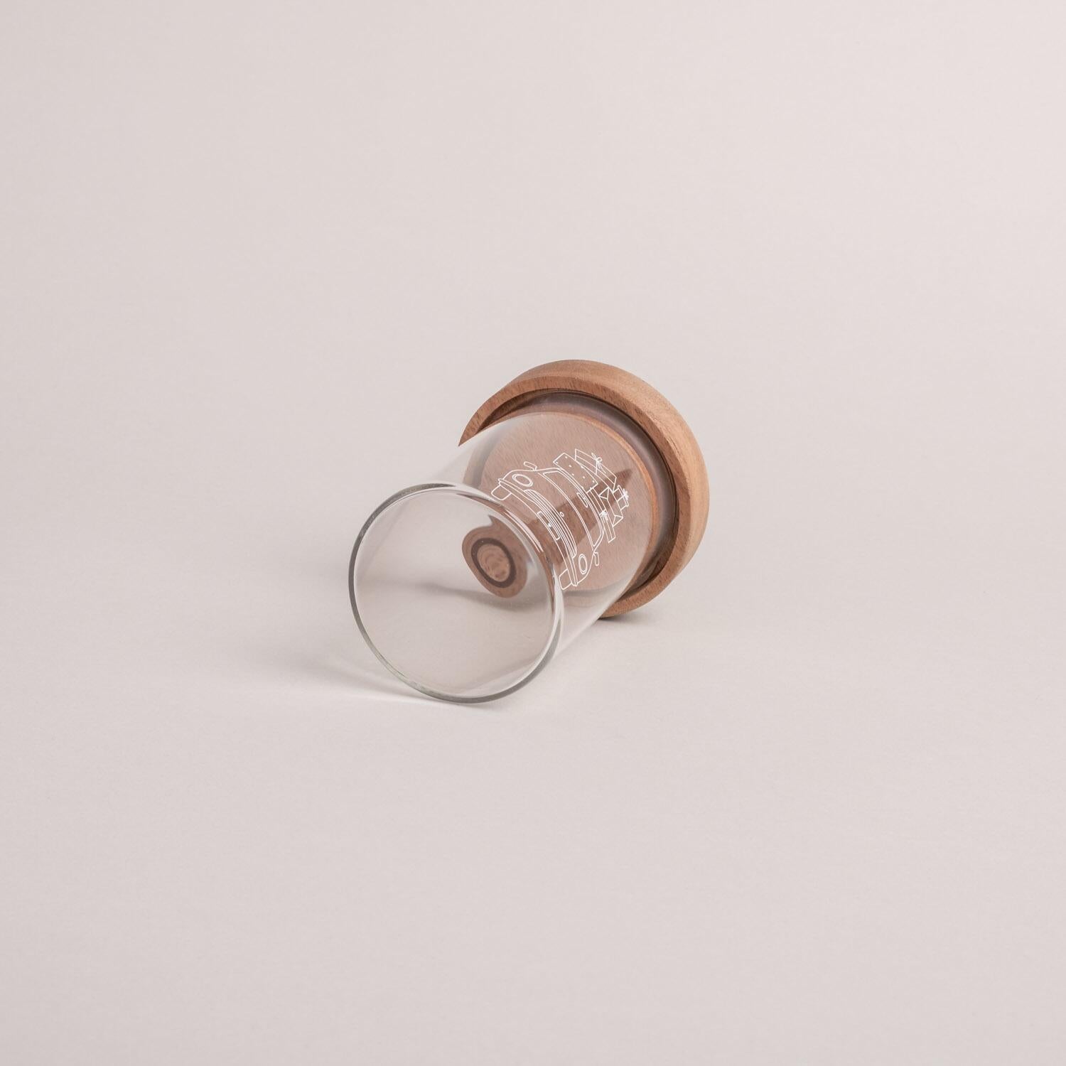 Mini Vorratsglas "Christmas Car" - 200 ml (Transparent)