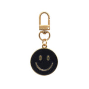 Schlüsselanhänger "Smiley" - 3x6,8 cm (Schwarz)