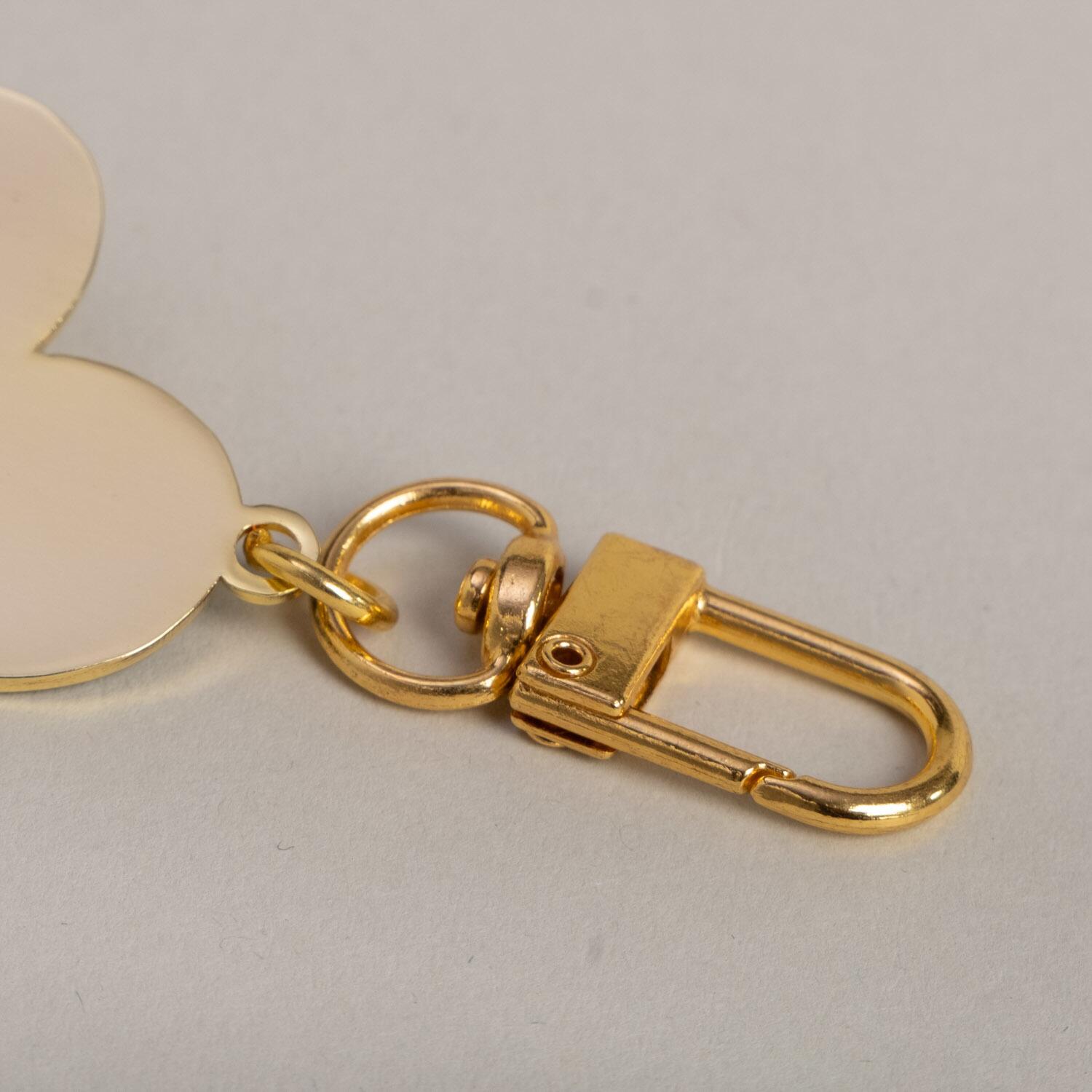 Schlüsselanhänger "Dog Lover" - 3,3x6,8 cm (Weiß)
