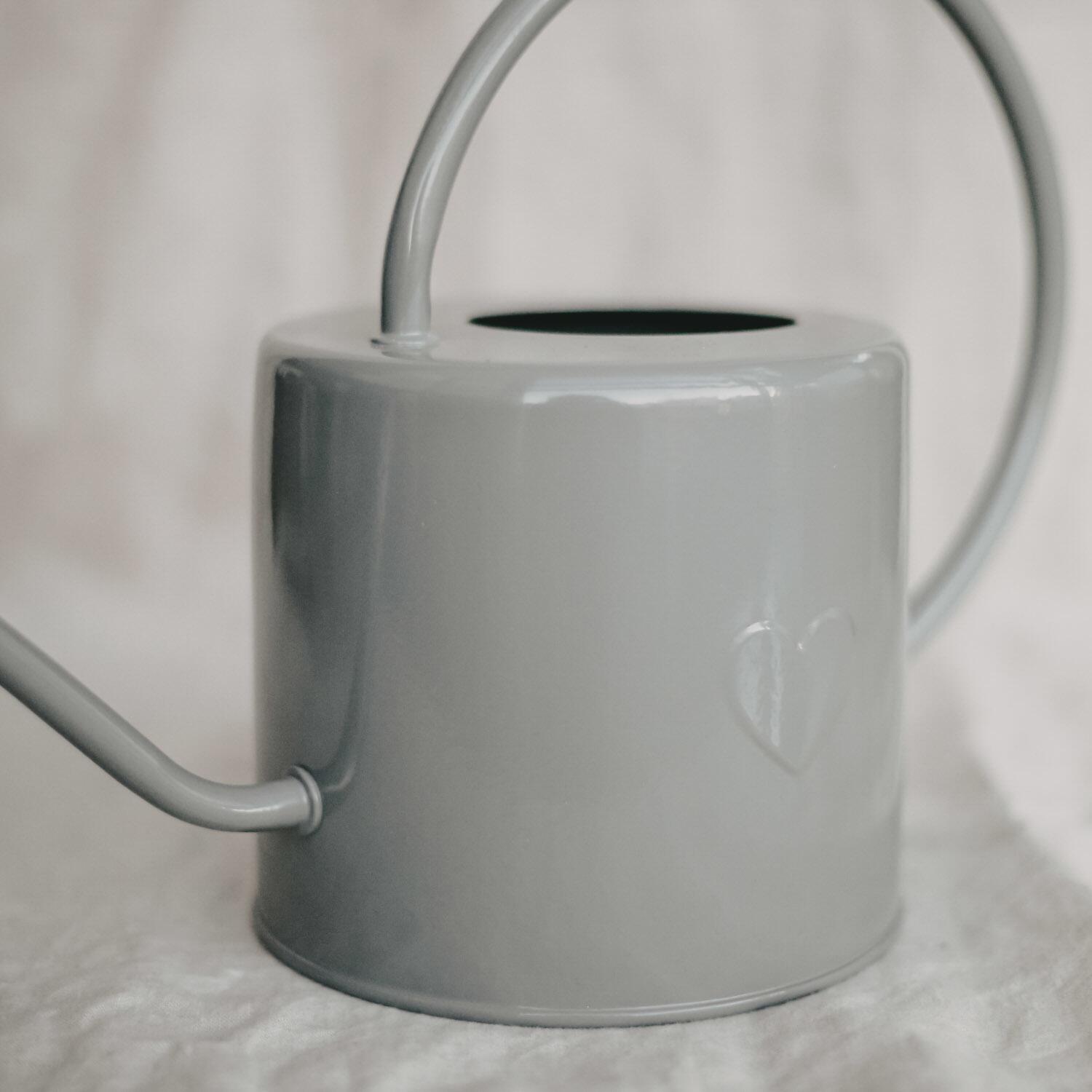 Gießkanne "Herz" - 1,5 l (Grau)