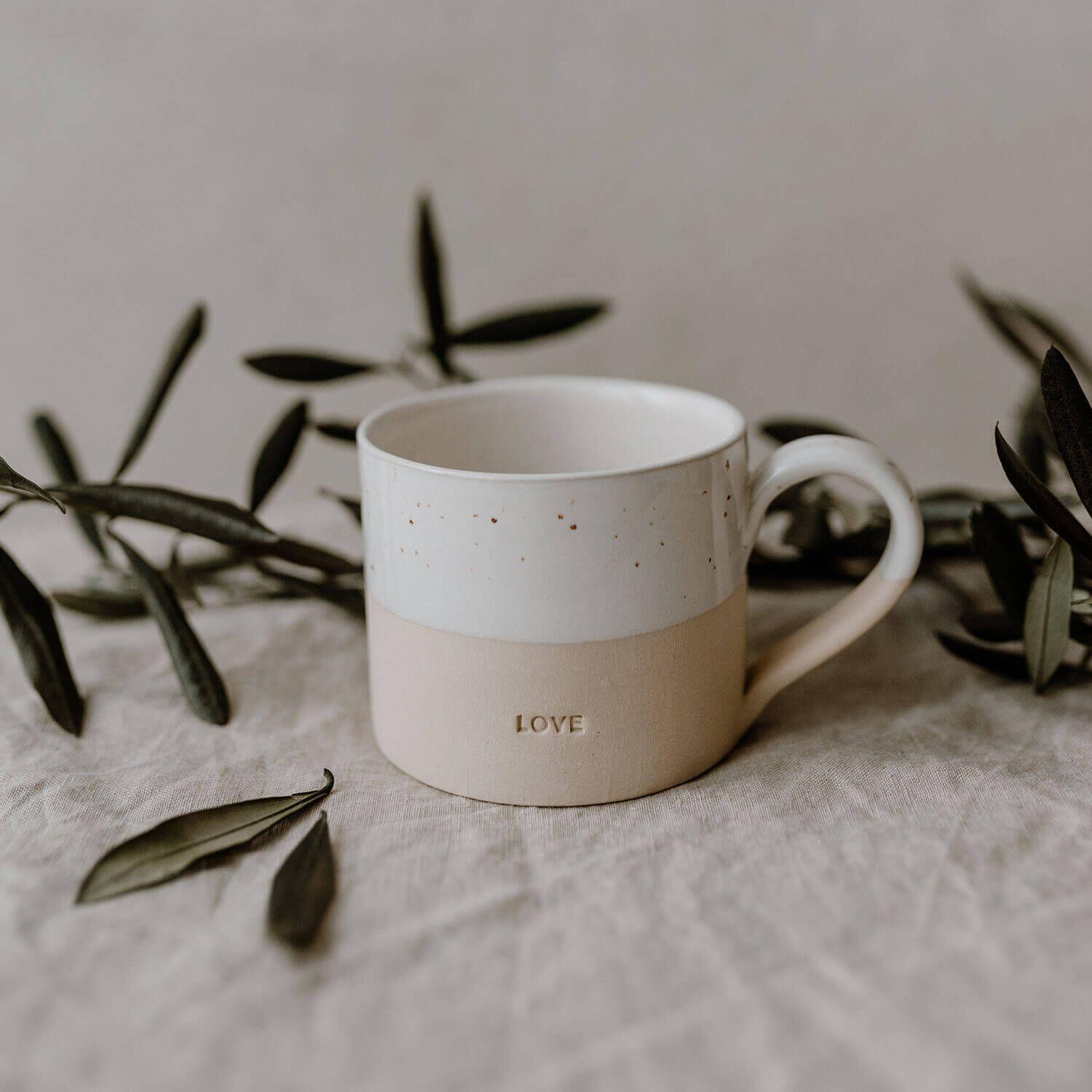 Tasse "Love" - 250 ml (Natur)