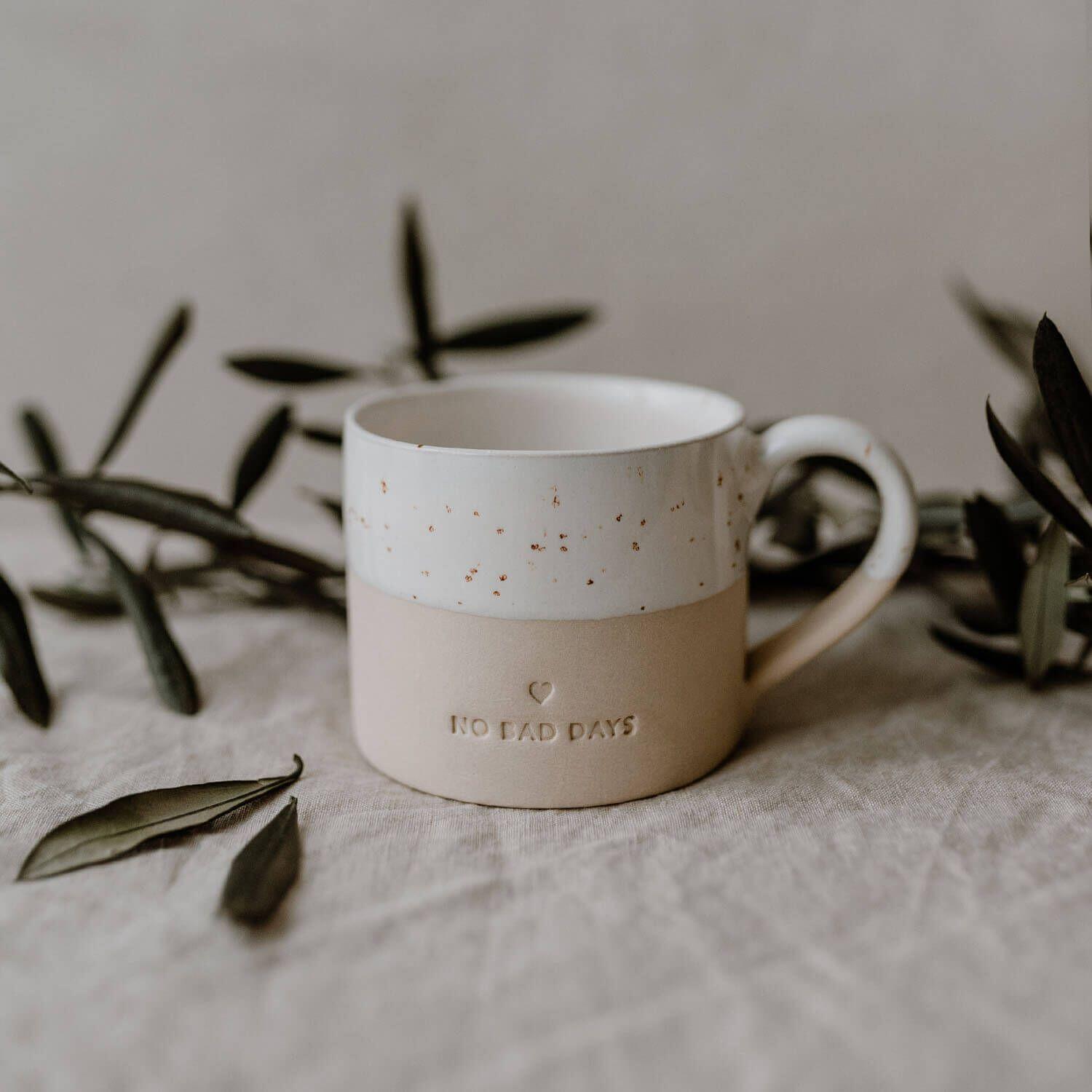 Tasse "No Bad Days" - 250 ml (Natur)