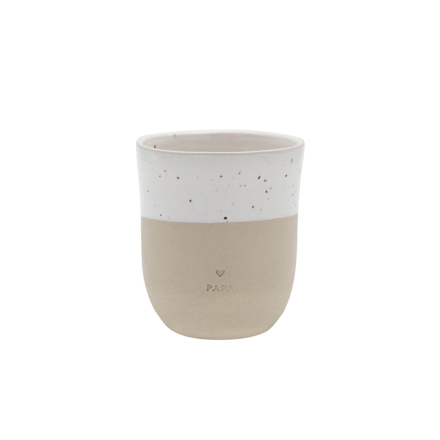 Becher "Papa" - 320 ml (Natur)