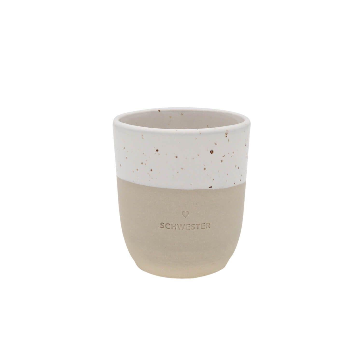 Becher "Schwester" - 320 ml (Natur)