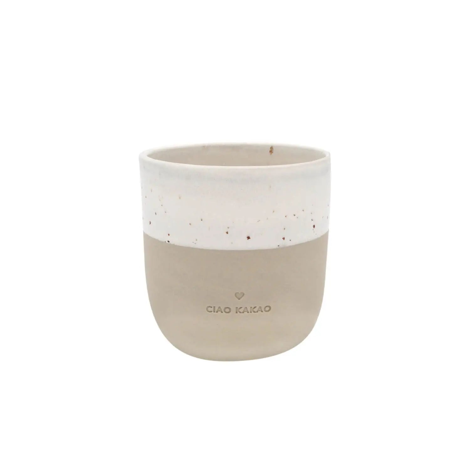Becher "Ciao Kakao" - 320 ml (Natur) Eulenschnitt