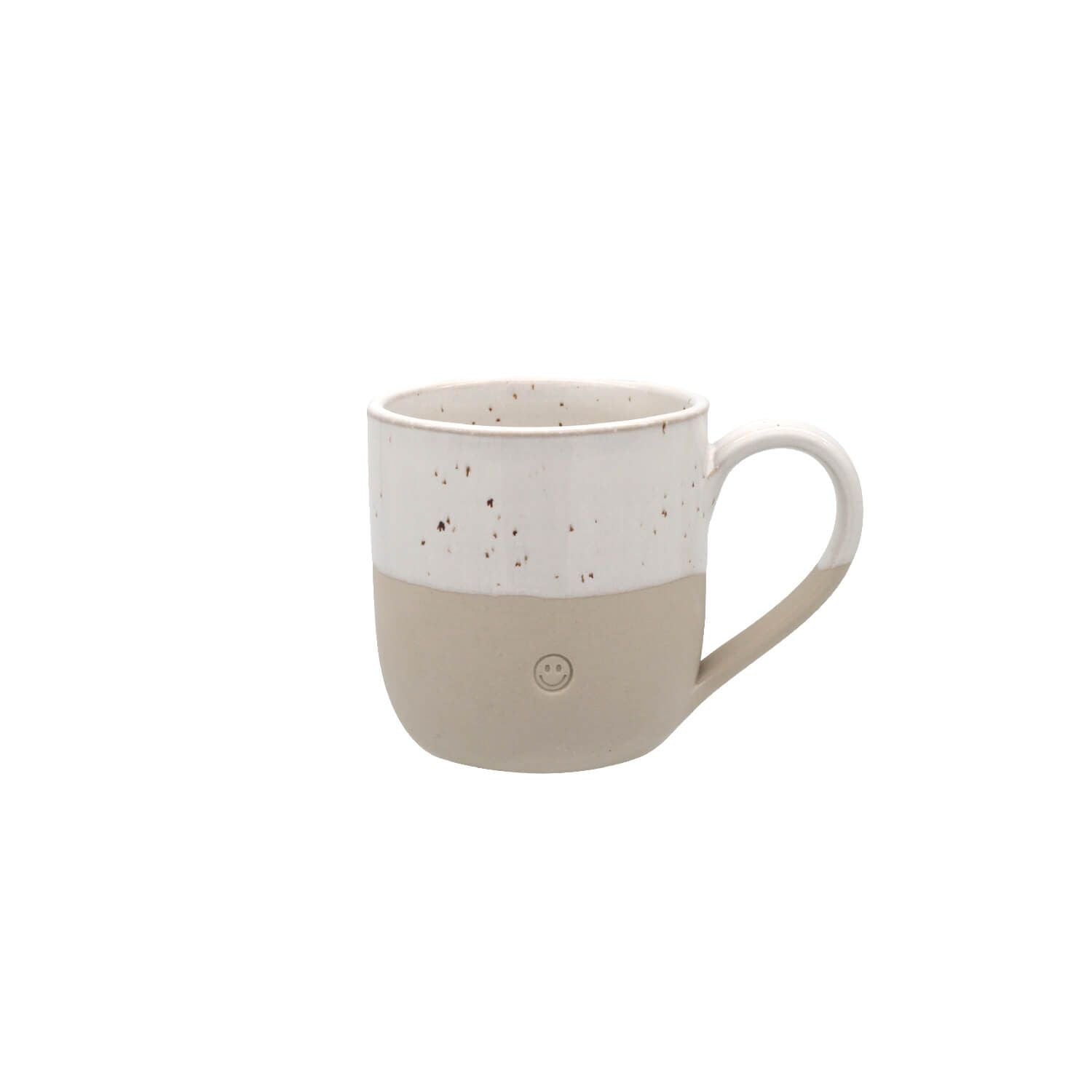 Cappuccino-Tasse "Smiley" - 190 ml (Natur)