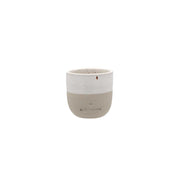 Espresso Becher "Glücklich" - 40 ml (Natur)