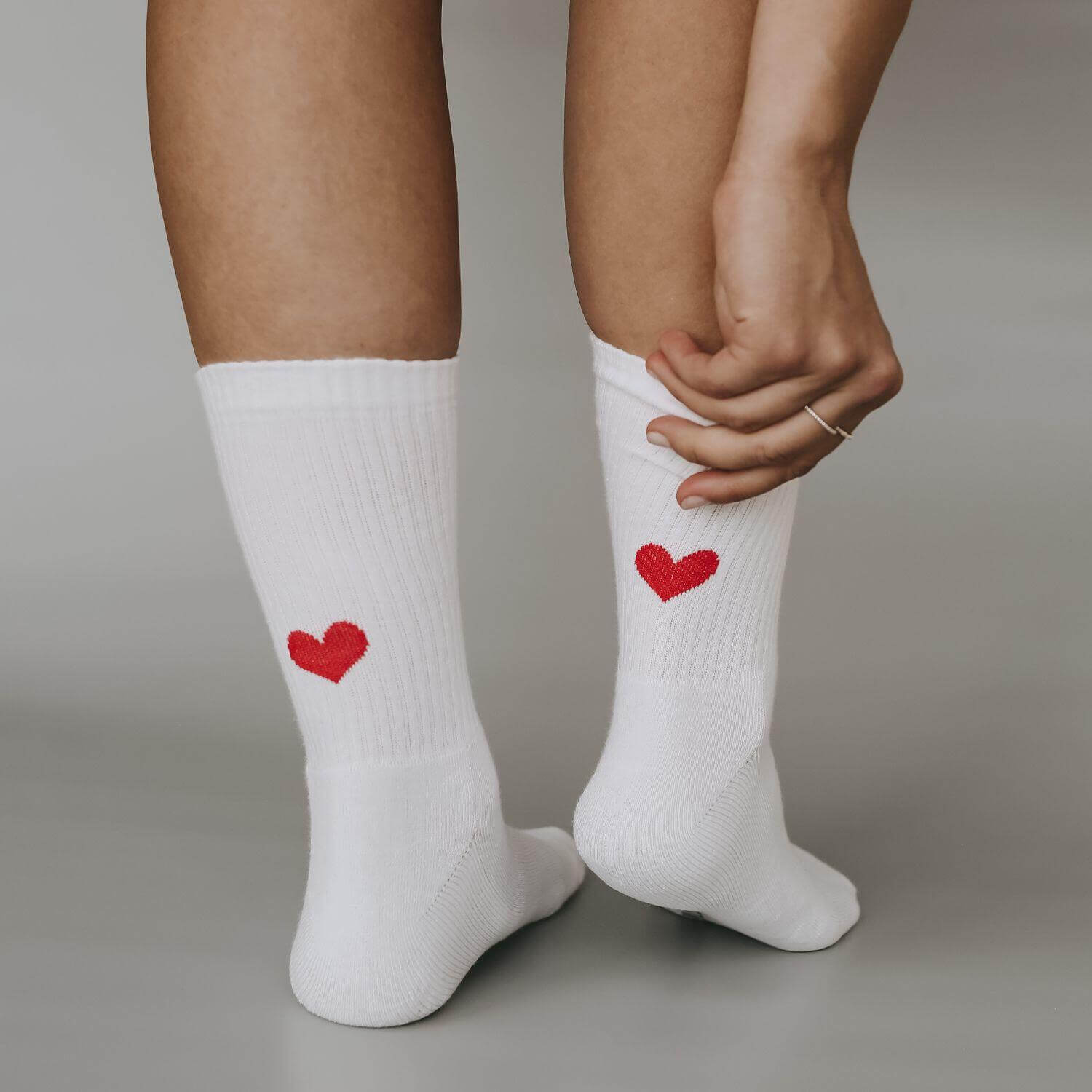 Socken "Herz" (Rot)