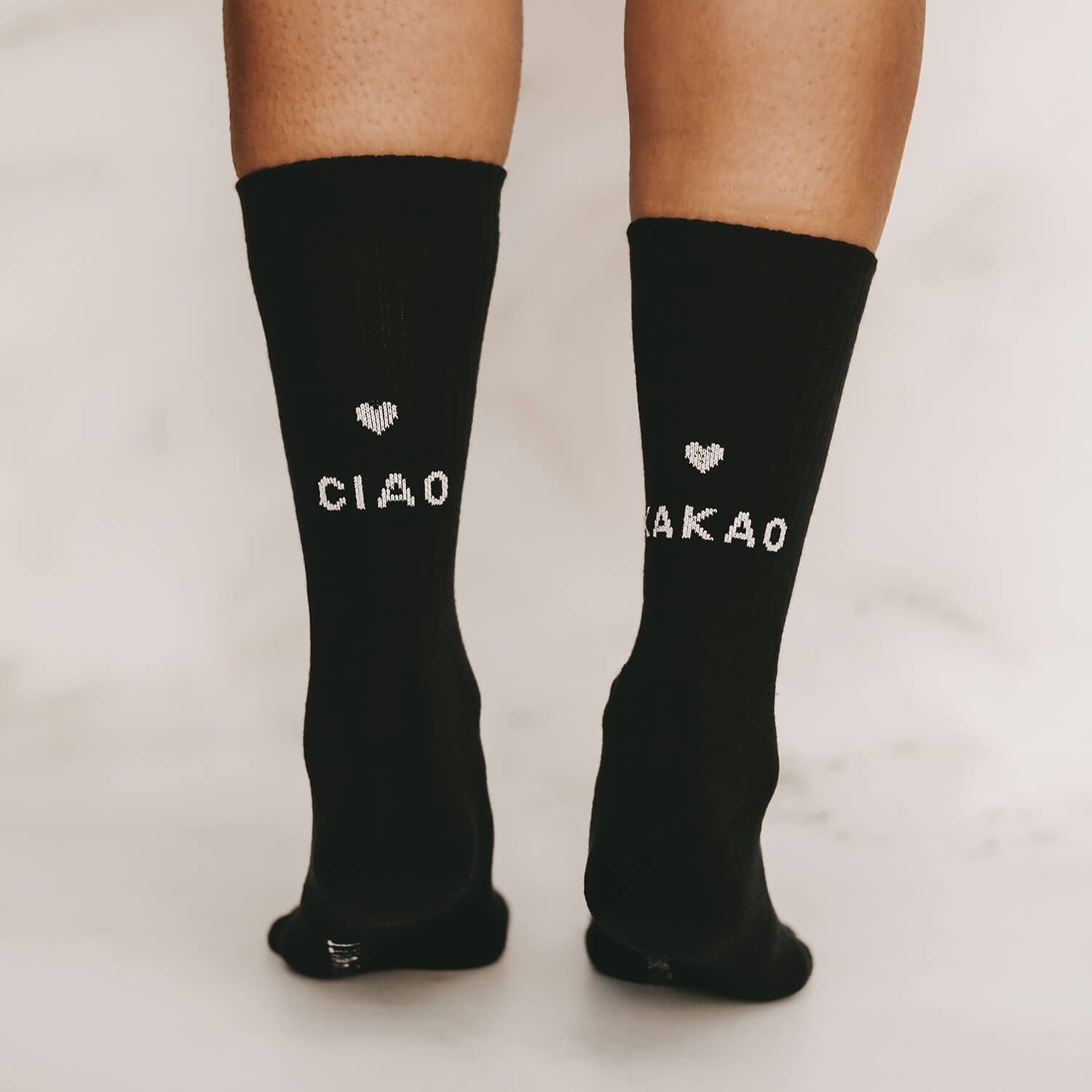 Socken "Ciao Kakao" (Schwarz)