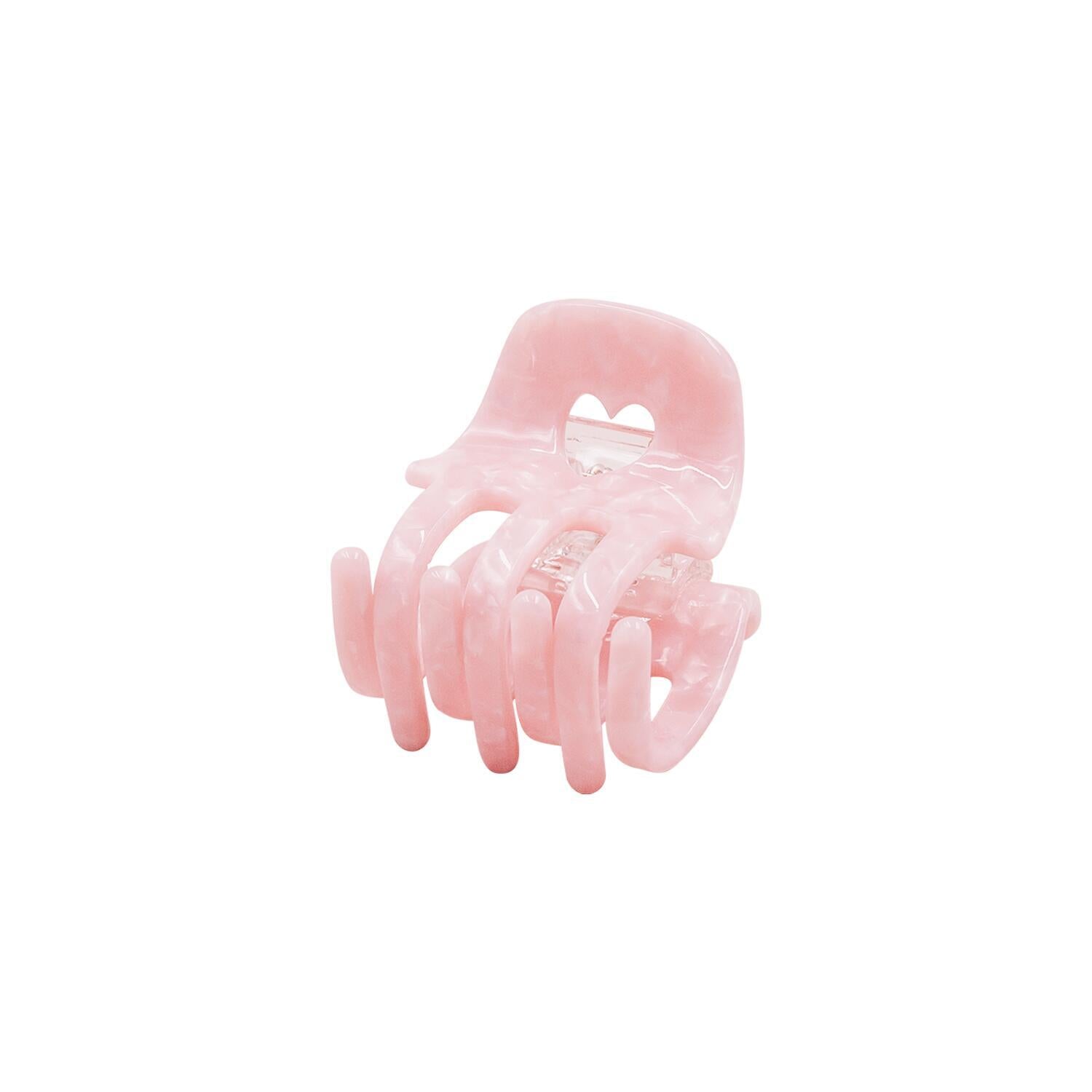 Kleine Haarspange "Herz" (Rosa)